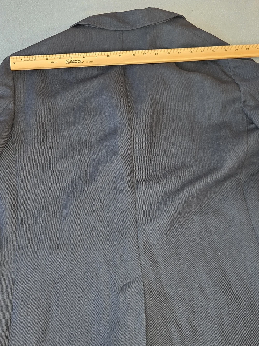 John Varvatos Men’s Navy Blue Button Up Linen/Wool Blend Woodward Jacket 52EU